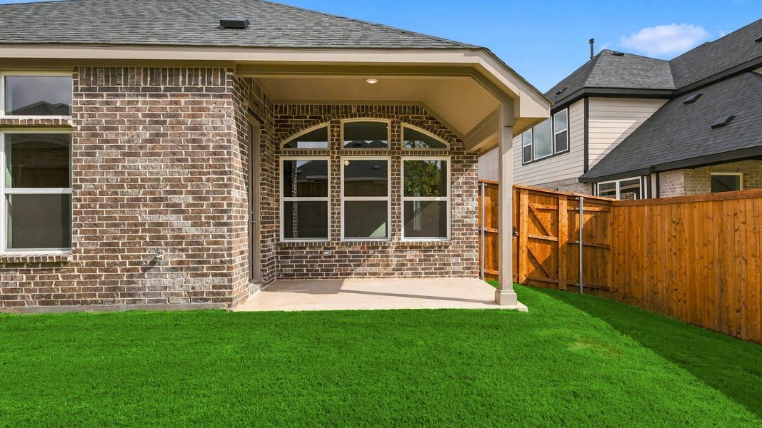 Exterior details and patio area of a home in Anna Ranch, Anna (Image 3). Exterior details and patio area of a home in Anna Ranch, Anna (Image 3).