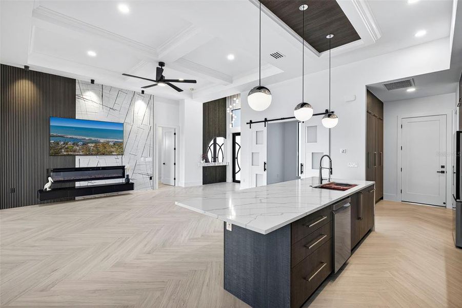 Furnished interior view inside a new home in , Cape Coral (Image 12). Furnished interior view inside a new home in , Cape Coral (Image 12).