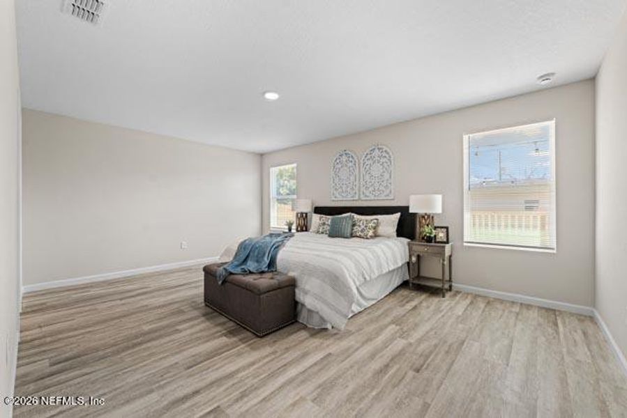 Furnished interior view inside a new home in , Jacksonville (Image 10).