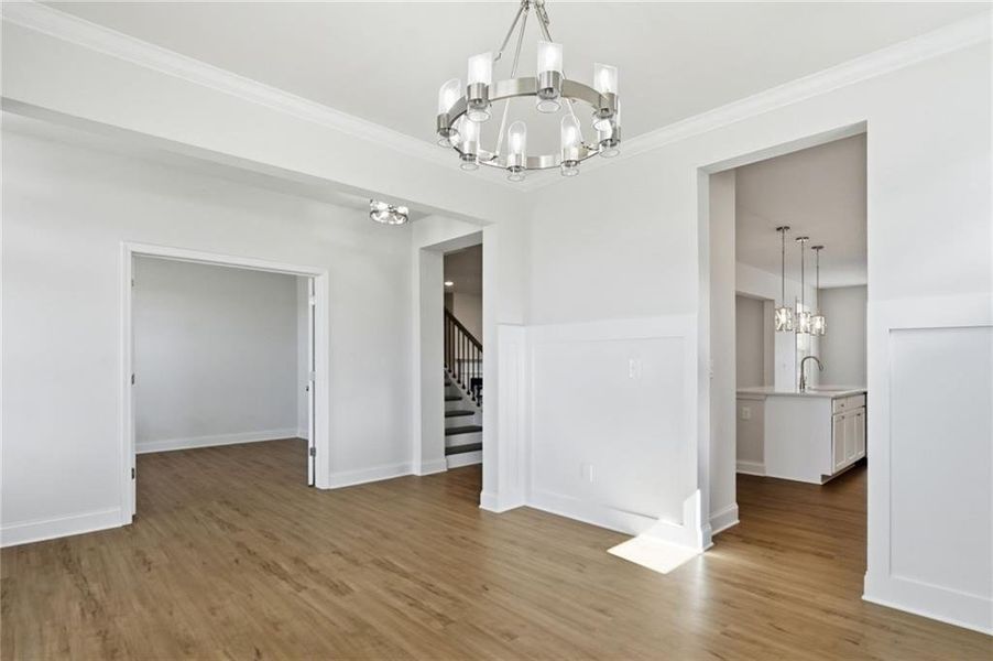 Spacious, unfurnished interior of a new home in Carmichael Farms, Canton (Image 40).