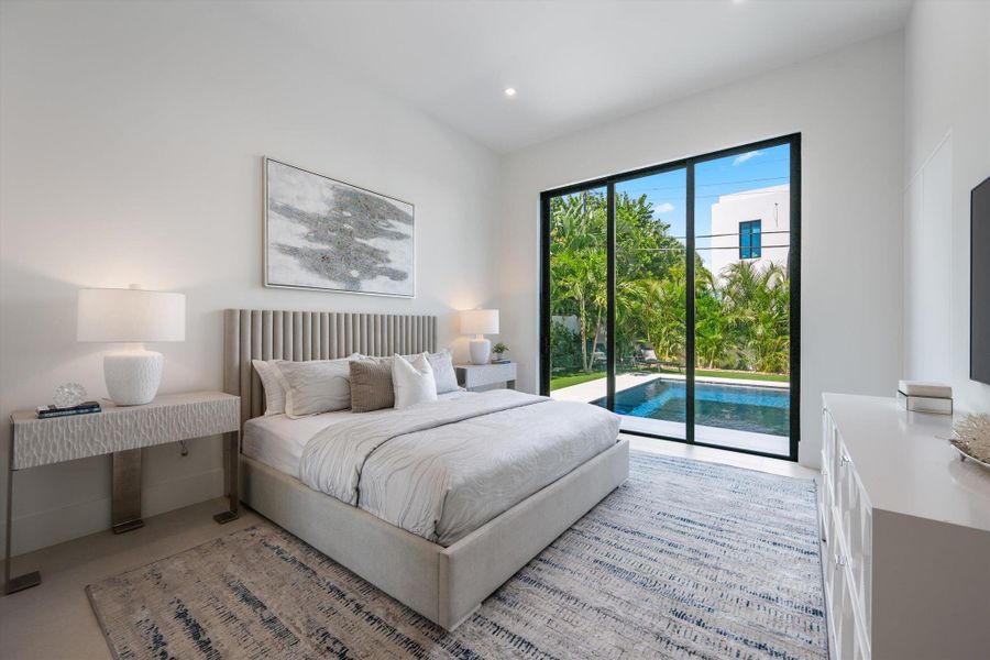 Furnished interior view inside a new home in , Boca Raton (Image 27).