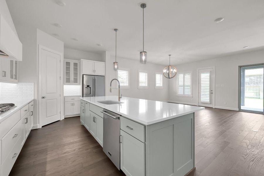 Furnished interior view inside a new home in The Meadows at Imperial Oaks, Conroe (Image 10). Furnished interior view inside a new home in The Meadows at Imperial Oaks, Conroe (Image 10).