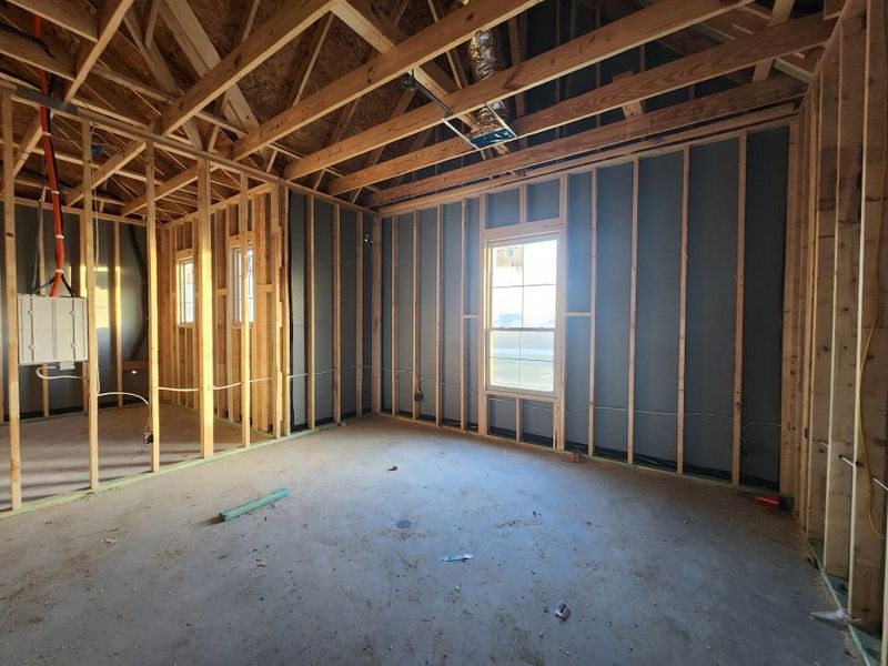 In-progress construction of a new home in Rocky Top, Krum, TX (Image 3).