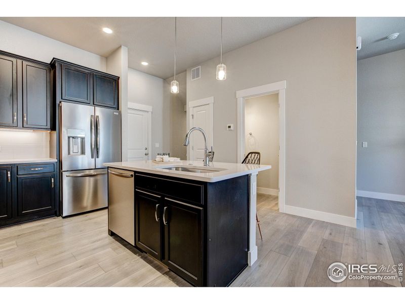 Furnished interior view inside a new home in The Lakes at Centerra - The Shores, Loveland (Image 14).