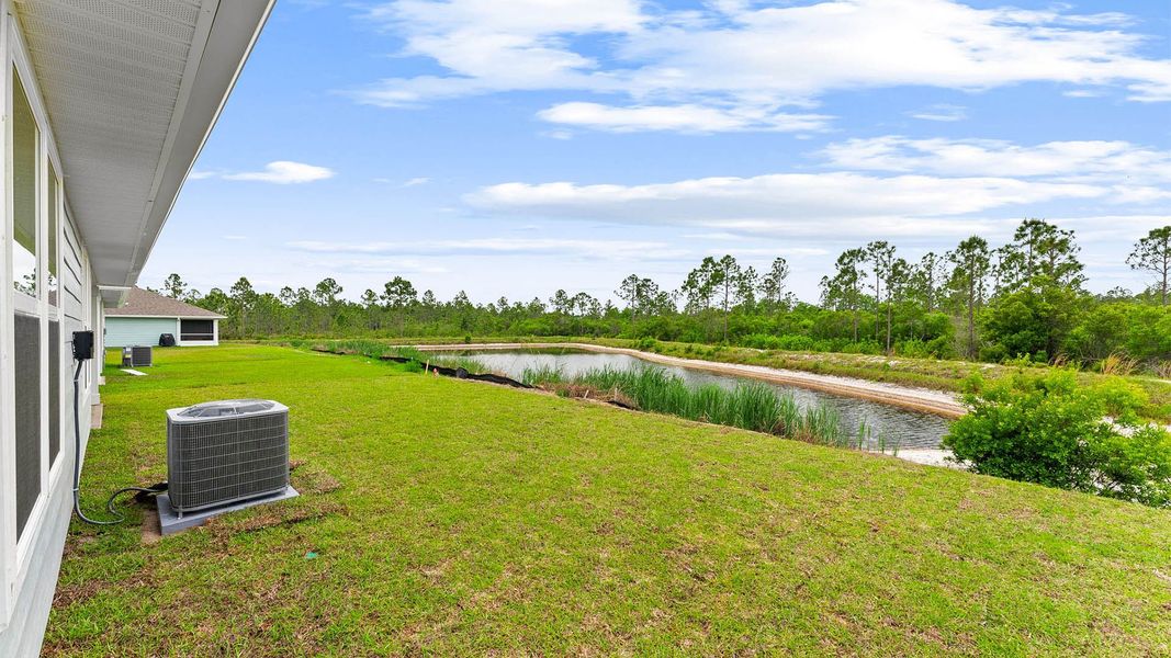 Exterior details and patio area of a home in Palmetto Bluff, Port Saint Joe (Image 20).