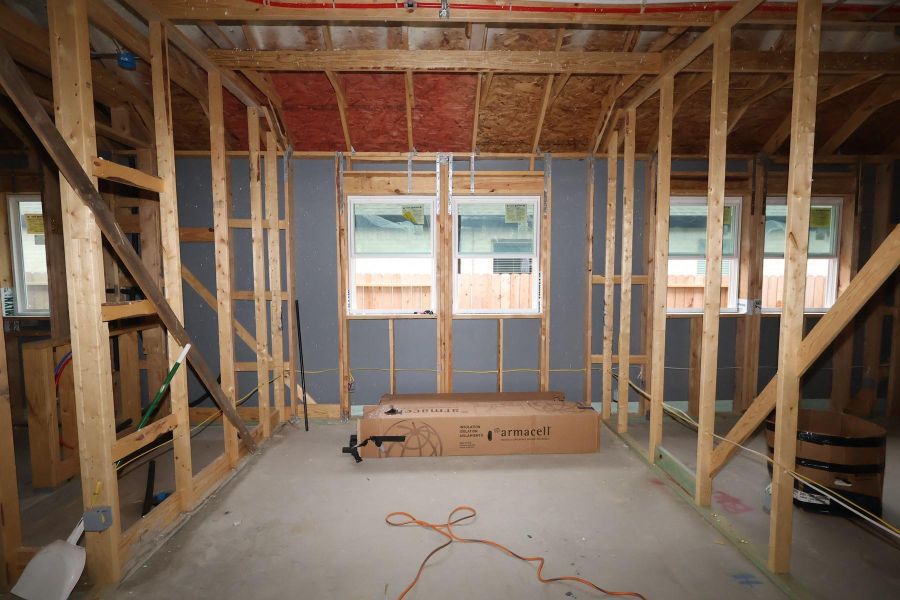 In-progress construction of a new home in Jordan Ranch - Terrace Collection, Fulshear, TX (Image 5).