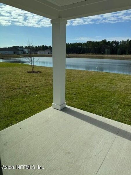 Exterior details and patio area of a home in Brook Forest, St. Augustine (Image 3).
