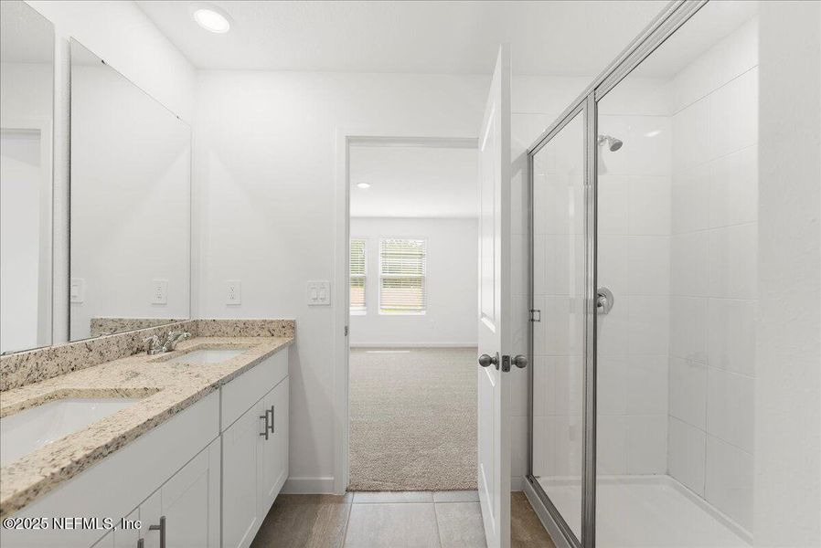 Furnished interior view inside a new home in Kings Preserve, Jacksonville (Image 16).
