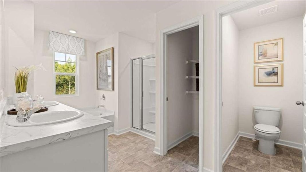 Furnished interior view inside a new home in Jackson Landing, Jefferson (Image 42). Furnished interior view inside a new home in Jackson Landing, Jefferson (Image 42).