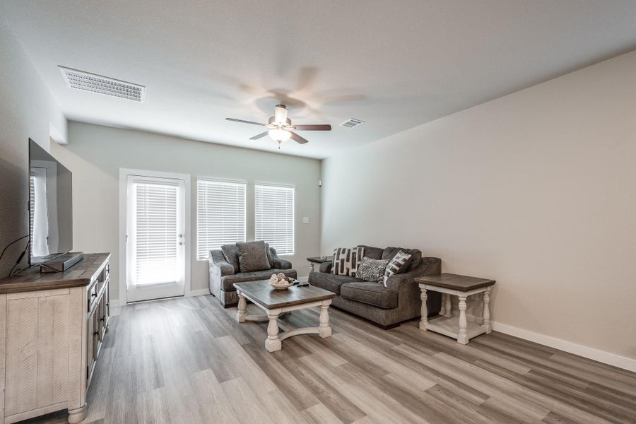 Furnished interior view inside a new home in Heights of Barbers Hill, Baytown (Image 19).