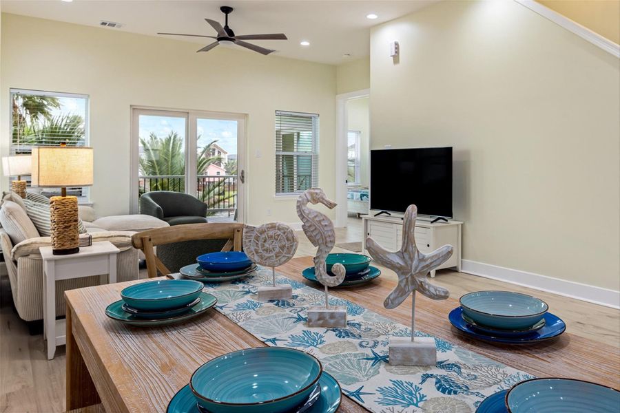 Furnished interior view inside a new home in , Galveston (Image 3).