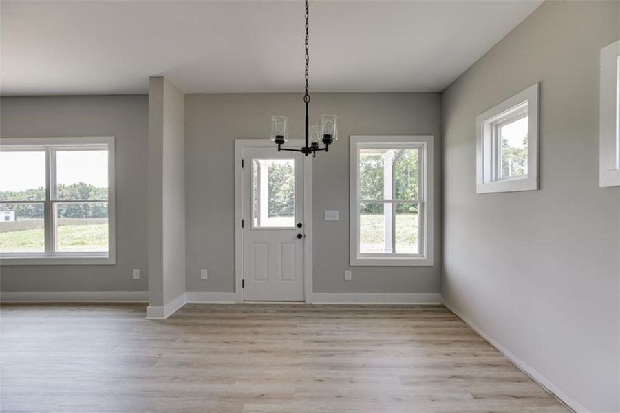 Spacious, unfurnished interior of a new home in , Hartwell (Image 33).