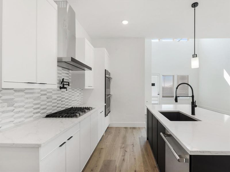 Furnished interior view inside a new home in Royal Court, Little Elm (Image 10).