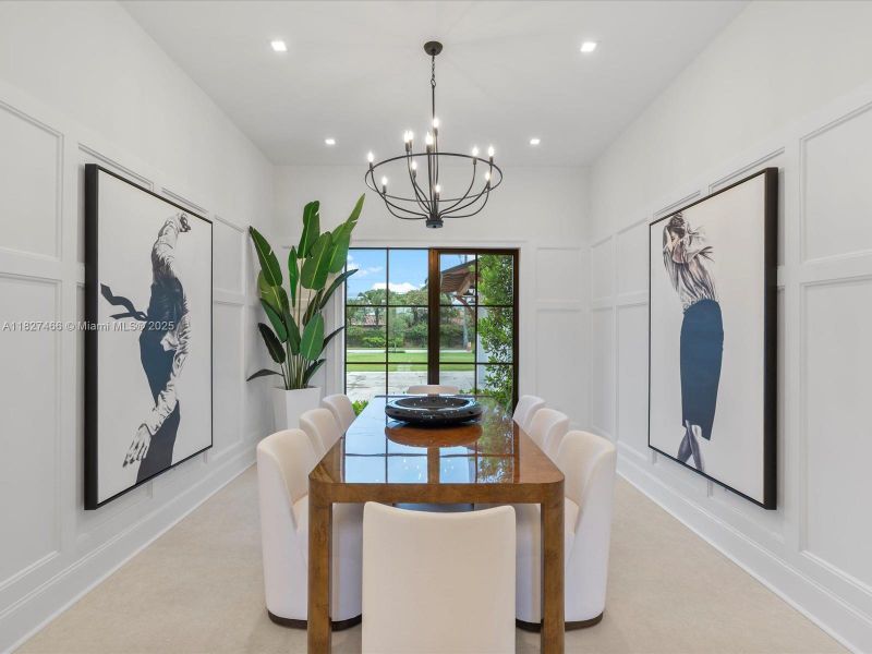 Furnished interior view inside a new home in , Miami (Image 47).