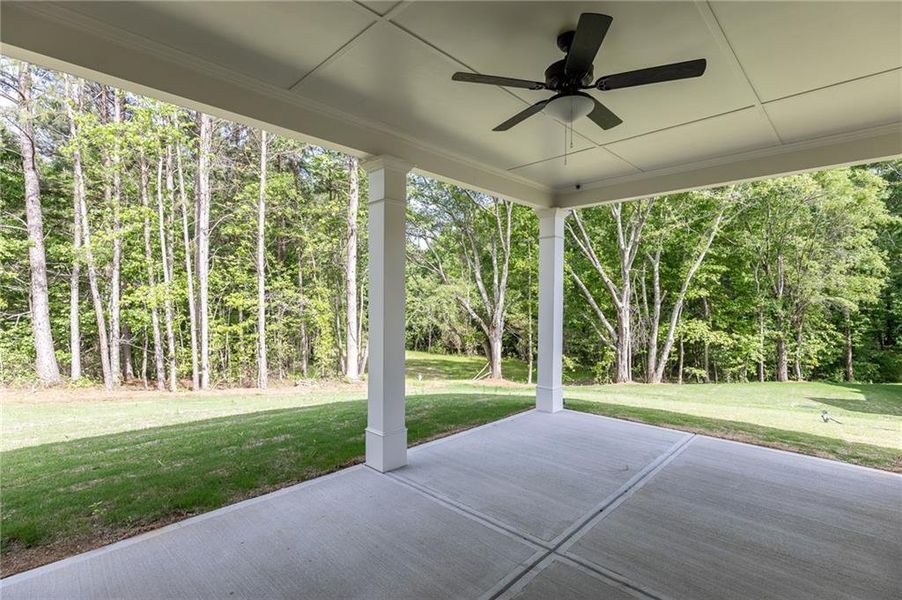 Exterior details and patio area of a home in , Winder (Image 28).