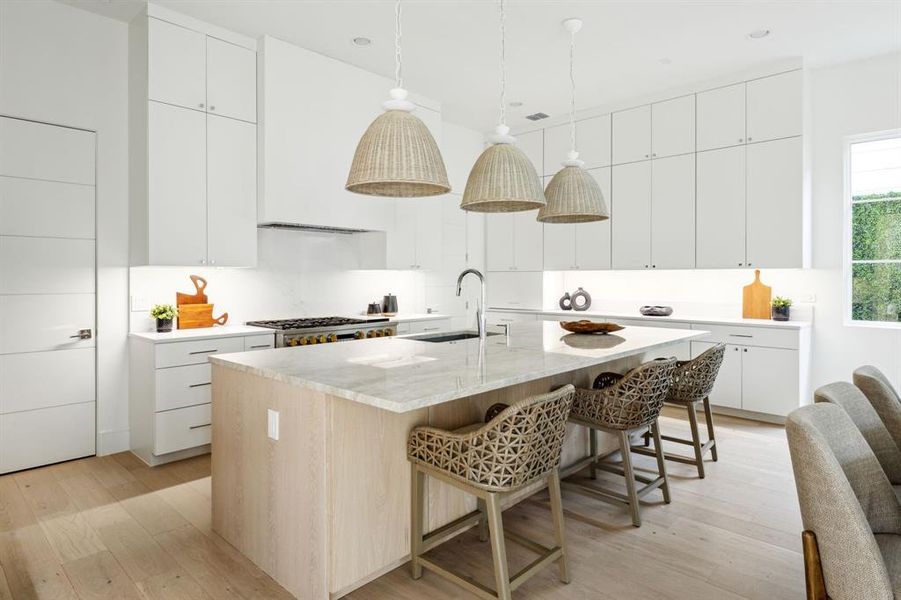 Furnished interior view inside a new home in , Dallas (Image 3).