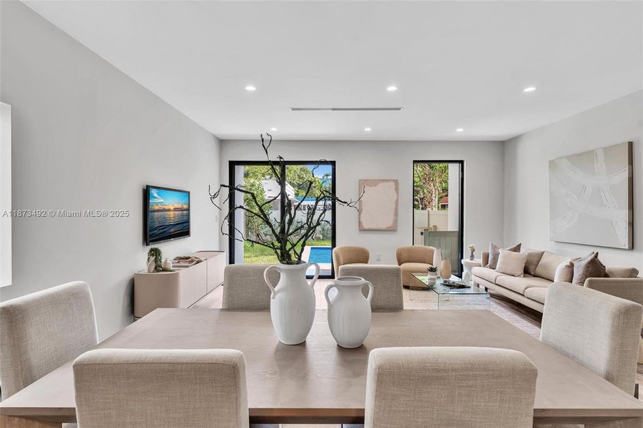 Furnished interior view inside a new home in , Miami (Image 31). Furnished interior view inside a new home in , Miami (Image 31).