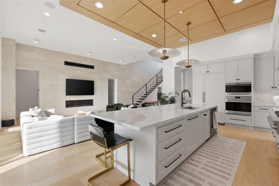 Furnished interior view inside a new home in , Bellaire (Image 38).