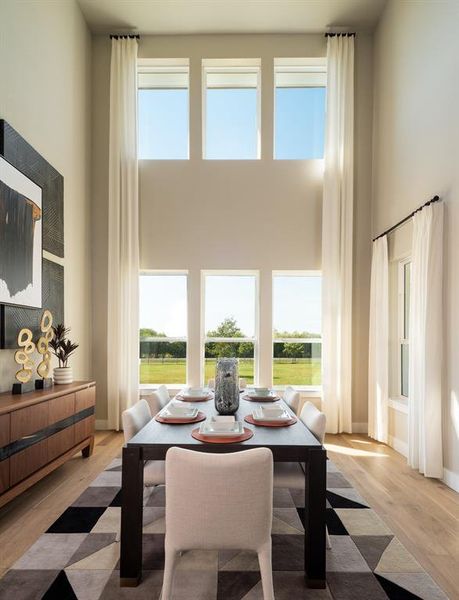 Furnished interior view inside a new home in Highland Crossing, Celina (Image 12). Furnished interior view inside a new home in Highland Crossing, Celina (Image 12).