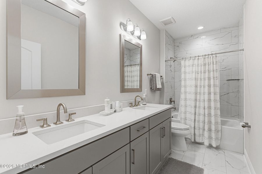 Furnished interior view inside a new home in , St. Johns (Image 28).