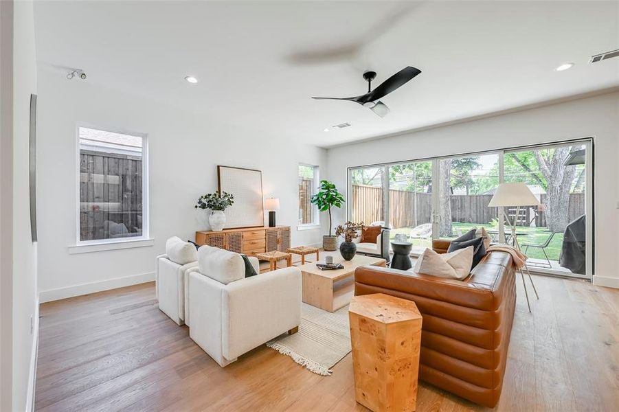Furnished interior view inside a new home in , Dallas (Image 7).