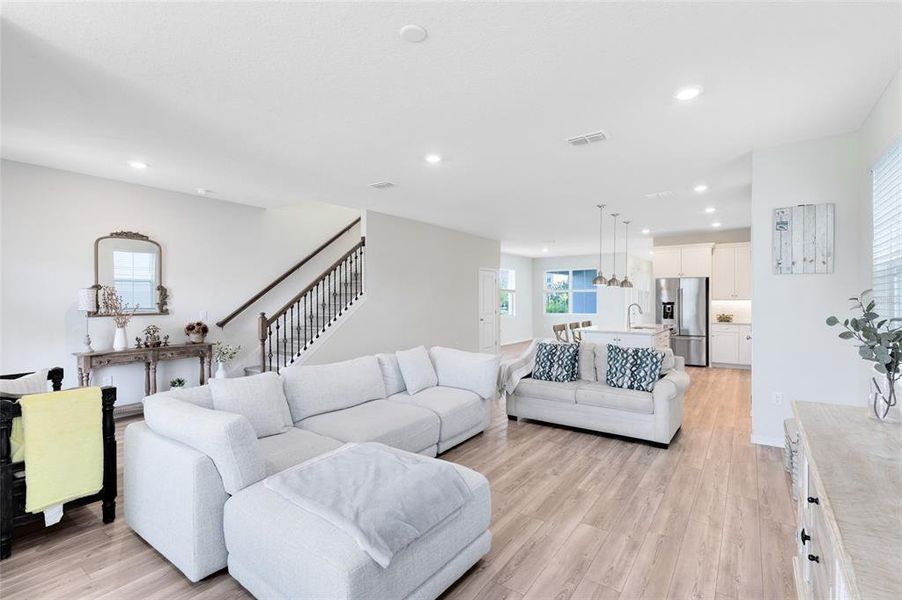 Furnished interior view inside a new home in Isles of Lake Nona, Orlando (Image 19). Furnished interior view inside a new home in Isles of Lake Nona, Orlando (Image 19).