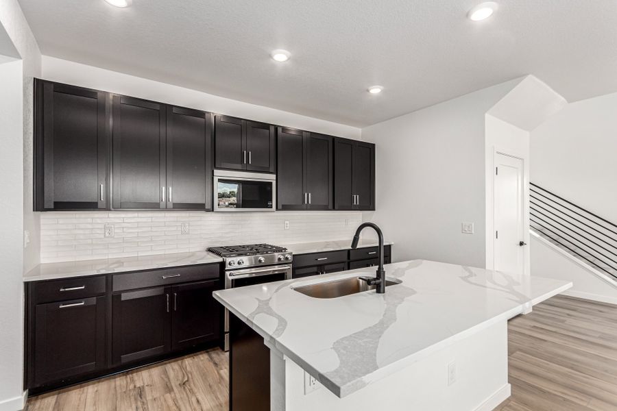 Furnished interior view inside a new home in Arras Park, Thornton (Image 8).