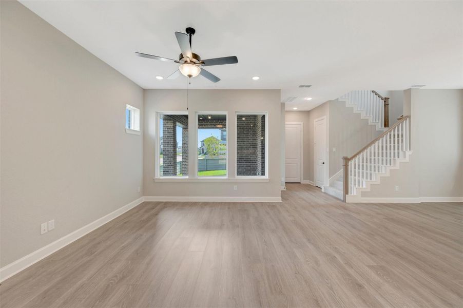 Spacious, unfurnished interior of a new home in Pomona - Grove Row Collection, Manvel (Image 15).