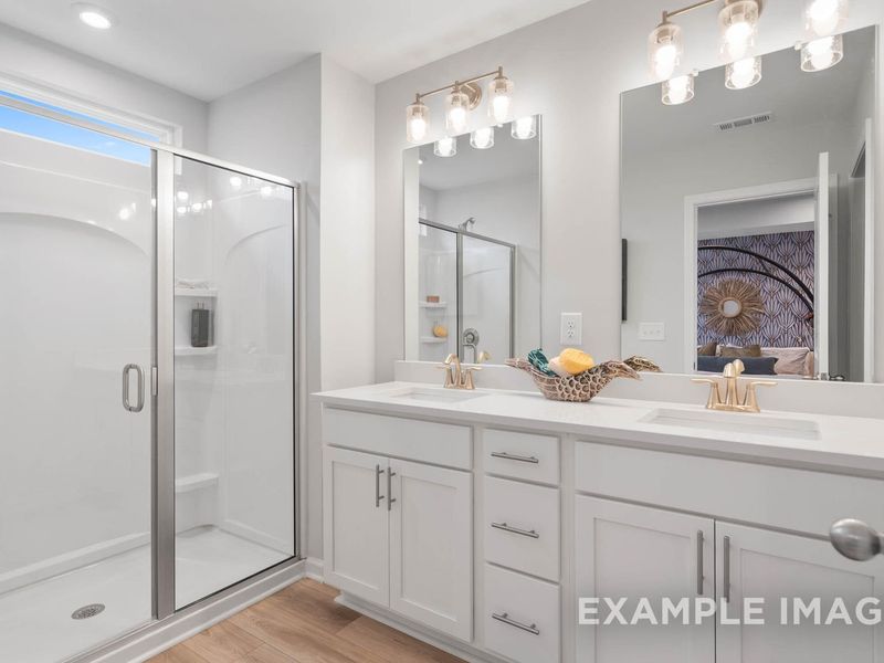 Furnished interior view inside a new home in Townes at North Main, Lillington (Image 32).