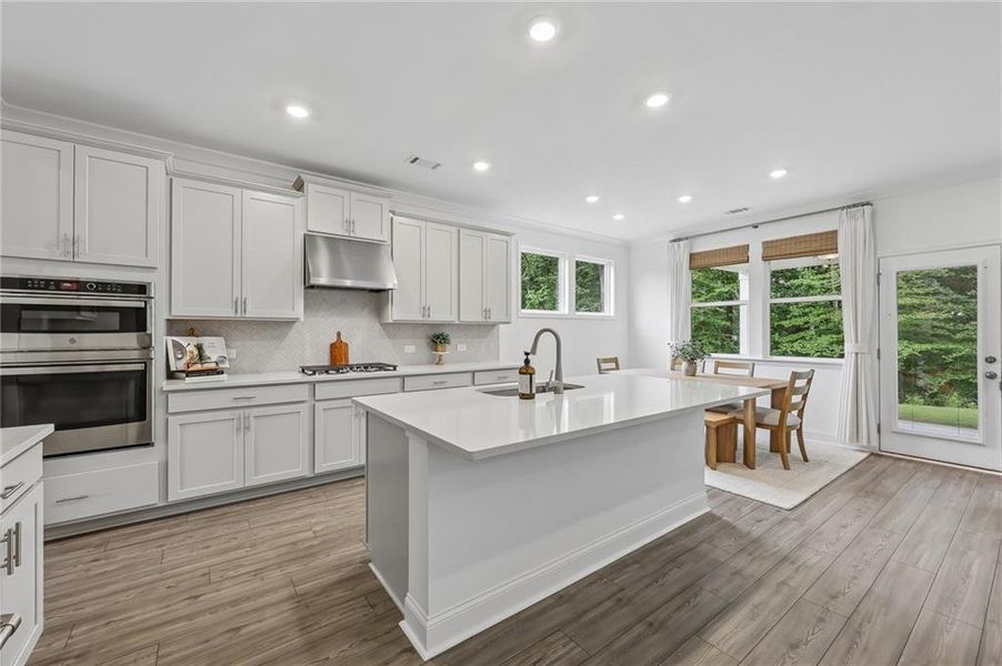 Furnished interior view inside a new home in Bailey Fence, Dacula (Image 8).