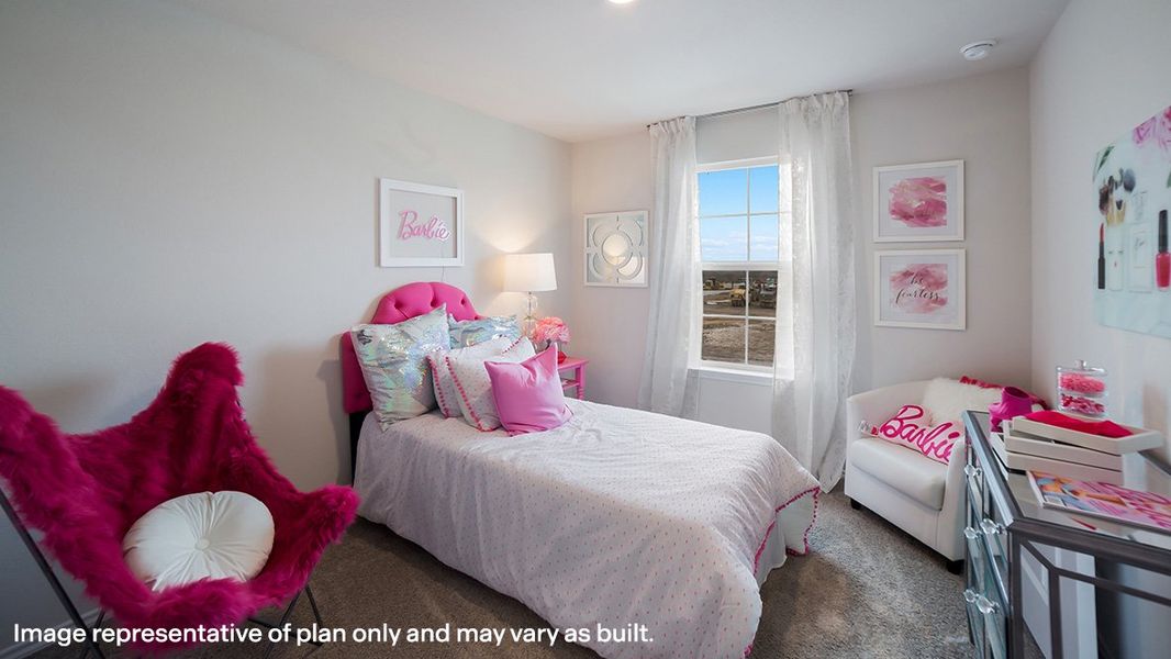 Furnished interior view inside a new home in Blue Ridge Ranch, San Antonio (Image 21).