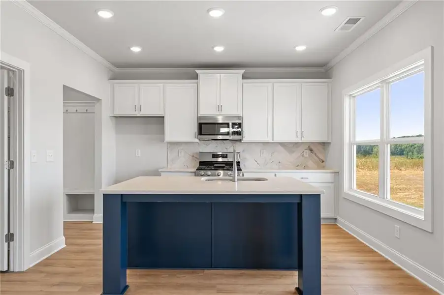 Furnished interior view inside a new home in , Calhoun (Image 4).