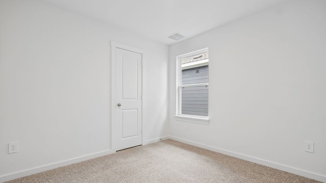 Spacious, unfurnished interior of a new home in Trails at Wildhorse, Austin (Image 31).