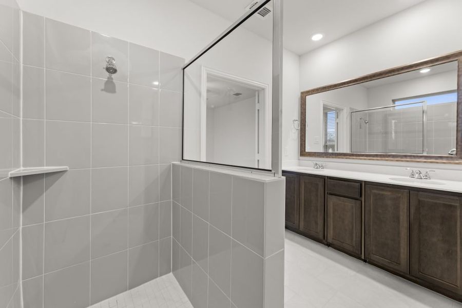 Front exterior of a new home in Redden Farms – Active Adult, Midlothian, TX, highlighting curb appeal (Image 23).