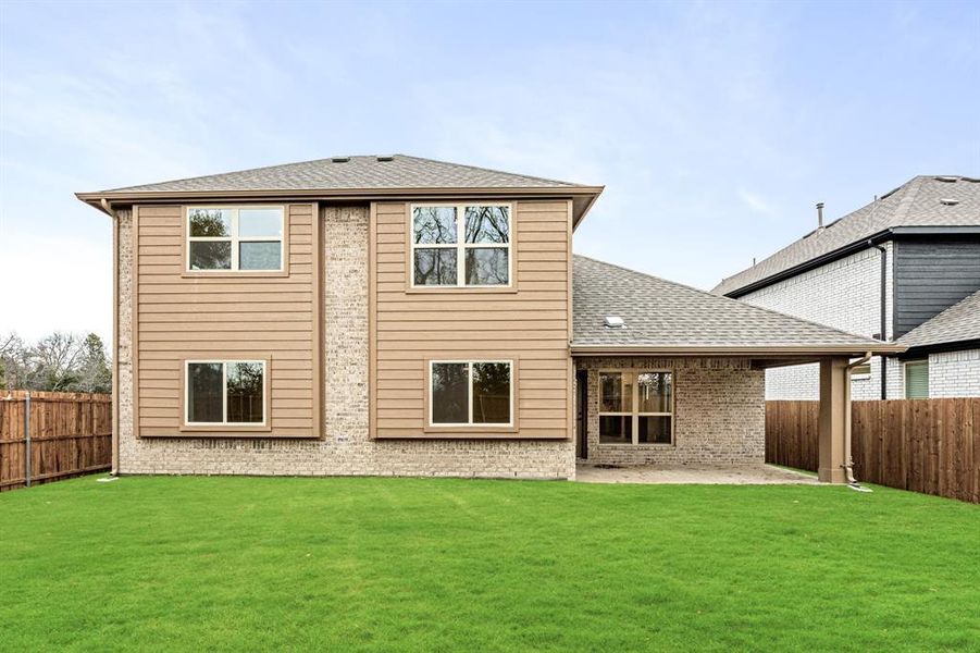 Exterior details and patio area of a home in East Oak Creek 50-55, Commerce (Image 22). Exterior details and patio area of a home in East Oak Creek 50-55, Commerce (Image 22).