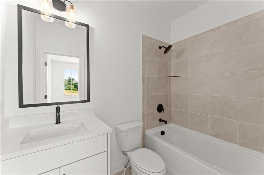 Furnished interior view inside a new home in Woodford, Acworth (Image 10).