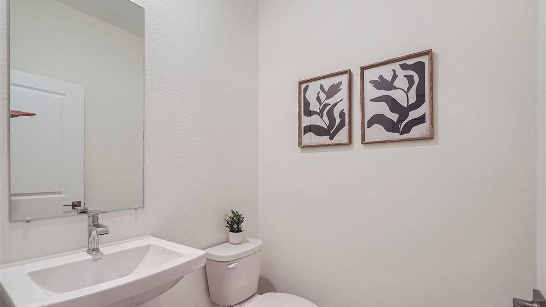 Galen Model half bath first floor