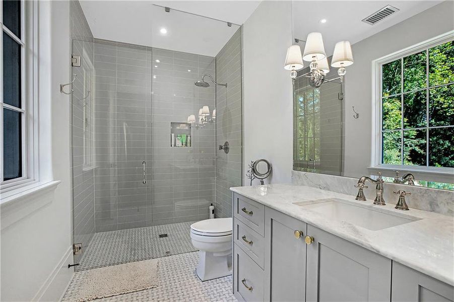 Furnished interior view inside a new home in , Johns Creek (Image 12).