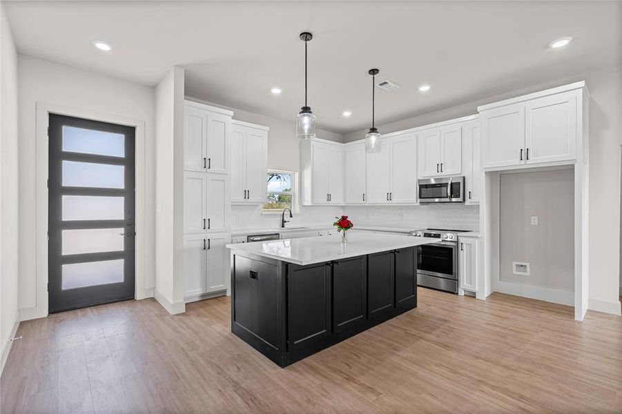 Furnished interior view inside a new home in , Springtown (Image 6). Furnished interior view inside a new home in , Springtown (Image 6).