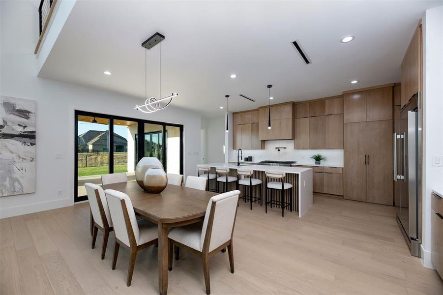 Furnished interior view inside a new home in , Heath (Image 6). Furnished interior view inside a new home in , Heath (Image 6).