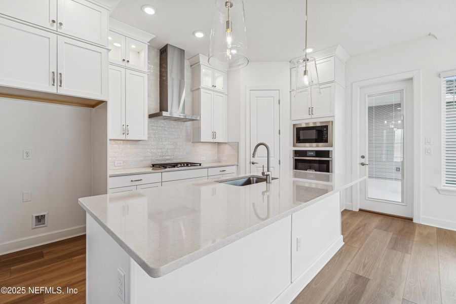 Furnished interior view inside a new home in Seven Pines 24' Rear Entry Townhomes, Jacksonville (Image 4).