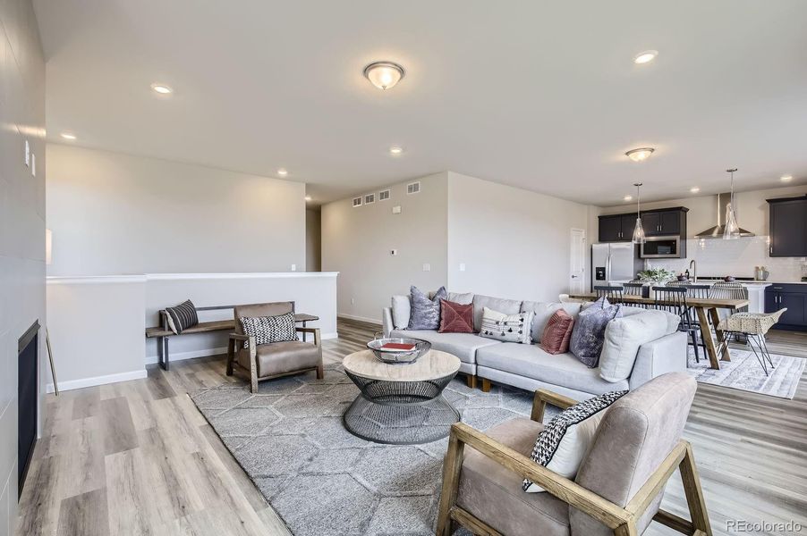 Furnished interior view inside a new home in Wolf Creek Run, Strasburg (Image 12).