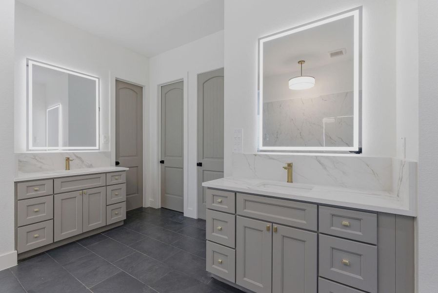 Furnished interior view inside a new home in , New Waverly (Image 10).