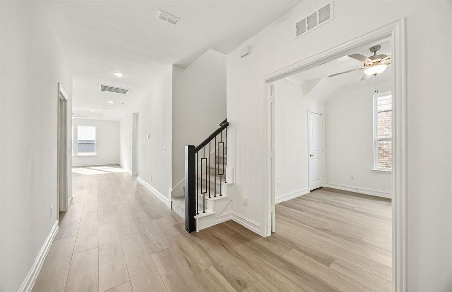 Entryway with study access