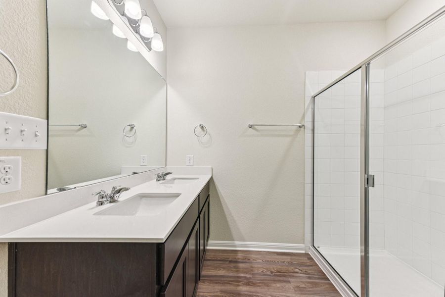 Furnished interior view inside a new home in Pinnacle at Cottonwood Creek, San Marcos (Image 5). Furnished interior view inside a new home in Pinnacle at Cottonwood Creek, San Marcos (Image 5).