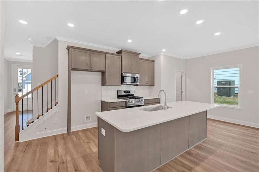 Furnished interior view inside a new home in Stratford at NatureWalk, Dallas (Image 9).