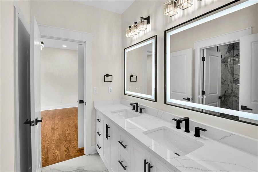 Furnished interior view inside a new home in , Snellville (Image 19).