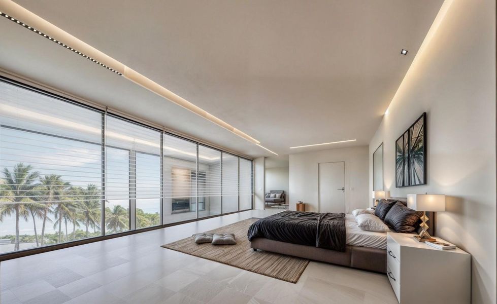 Furnished interior view inside a new home in , Fort Lauderdale (Image 10). Furnished interior view inside a new home in , Fort Lauderdale (Image 10).