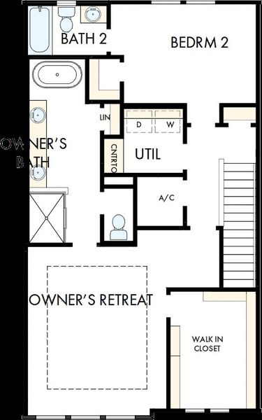 2D floor plan layout of this home in Emerald Landing at Waterside at Lakewood Ranch – City Homes, Sarasota, FL (Image 4). 2D floor plan layout of this home in Emerald Landing at Waterside at Lakewood Ranch – City Homes, Sarasota, FL (Image 4).