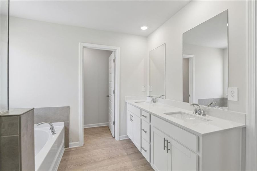 Furnished interior view inside a new home in Hemingway - Reserve Series, Cumming (Image 16).